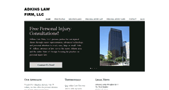 Desktop Screenshot of adkinslegal.com