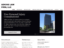 Tablet Screenshot of adkinslegal.com